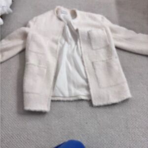 Mango Cream Teddy Jacket